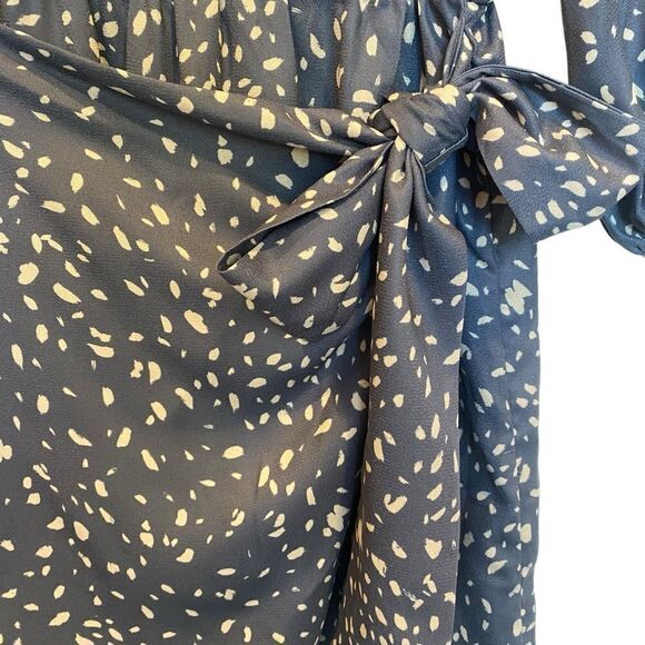 VICI Spotted Print Waist Wrap Short Length Dress - Women's S - Picture 3 of 7